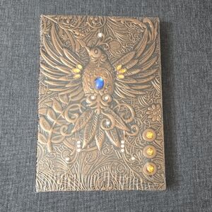 3D Phoenix Embossed Writing Travel Journal